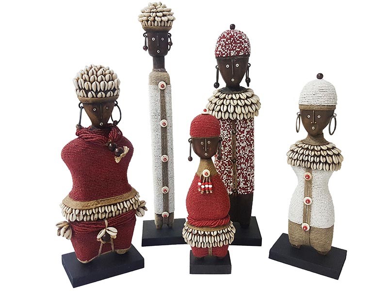 Red and White Namji Doll Story (5 Piece Set) Red and White Namji Doll Story (5 Piece Set)